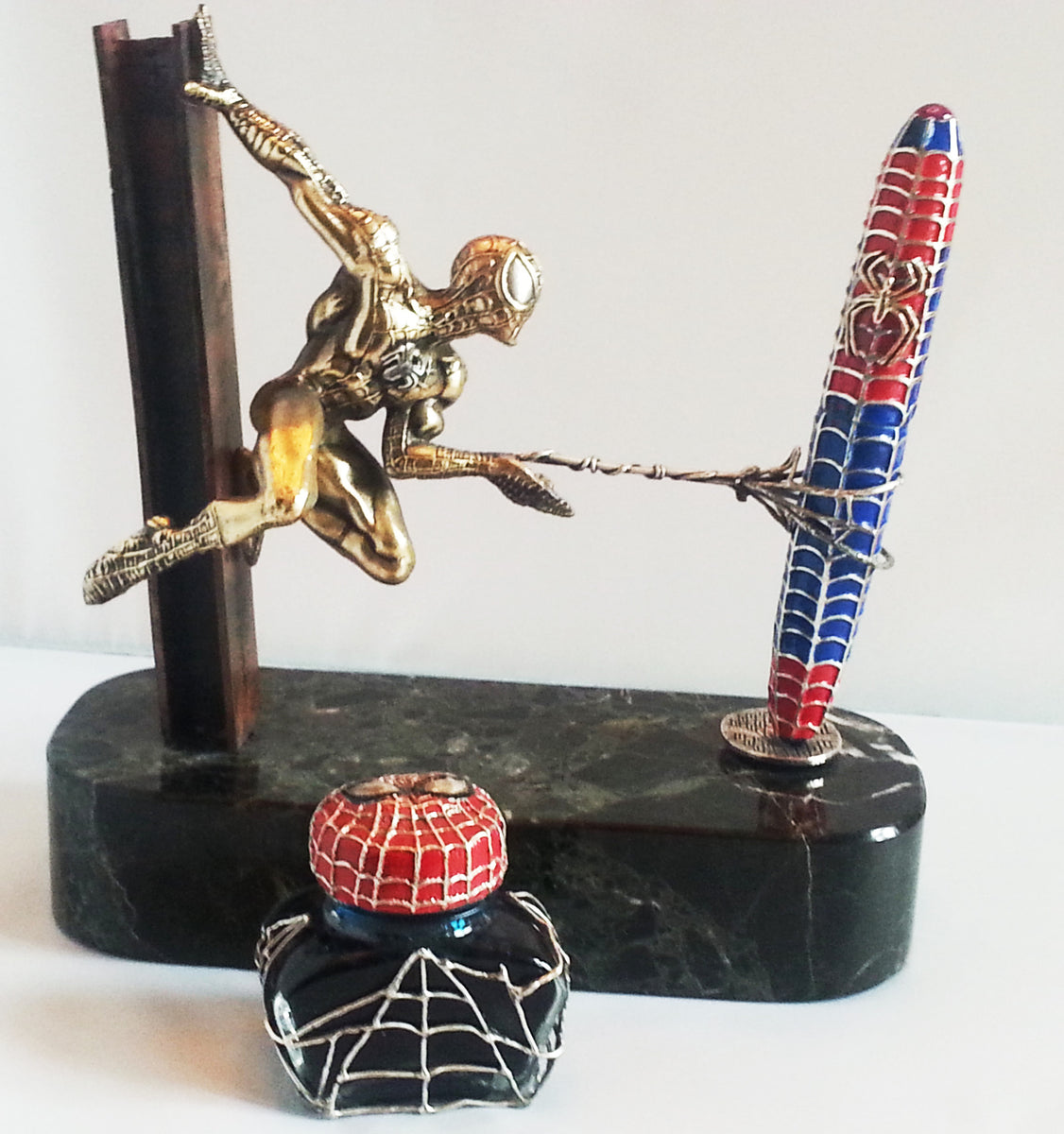 Limited Edition Spider Man Desk Set – Jac Zagoory Designs