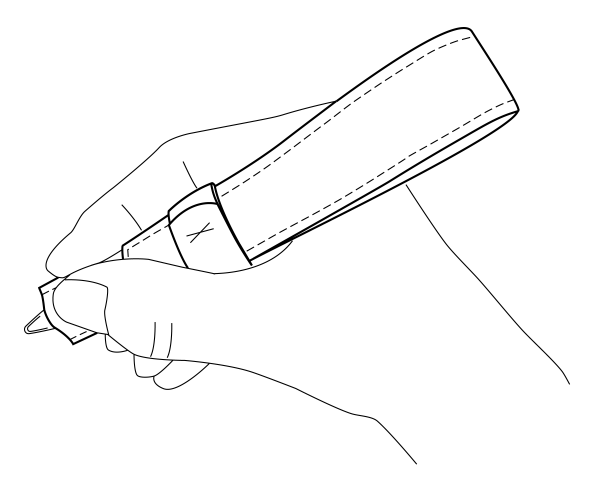 Beta Inkless Leather Loop Pen