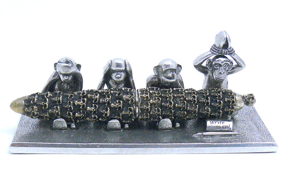 Write No Evil™ 4 Monkey Pen Holder