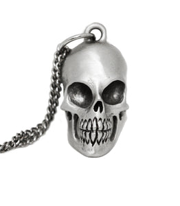 All Business Skull Pendant Necklace