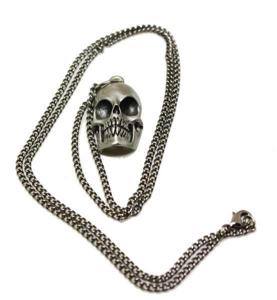 All Business Skull Pendant Necklace