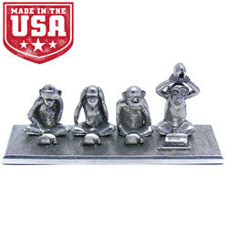 Write No Evil™ 4 Monkey Pen Holder